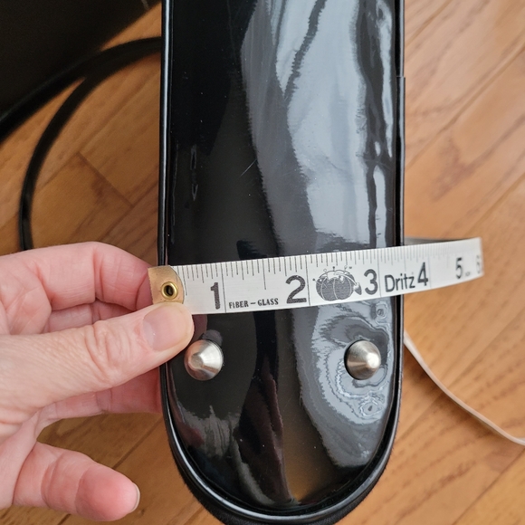 Forever by Fossil Beauty Parlor Tote Purse Handbag Applique Black Blue Red Y2K - Picture 10 of 10